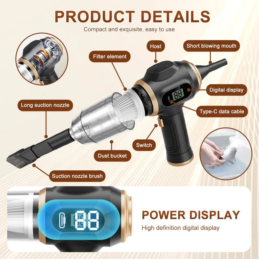 NovaClean Portable Handheld Vacuum