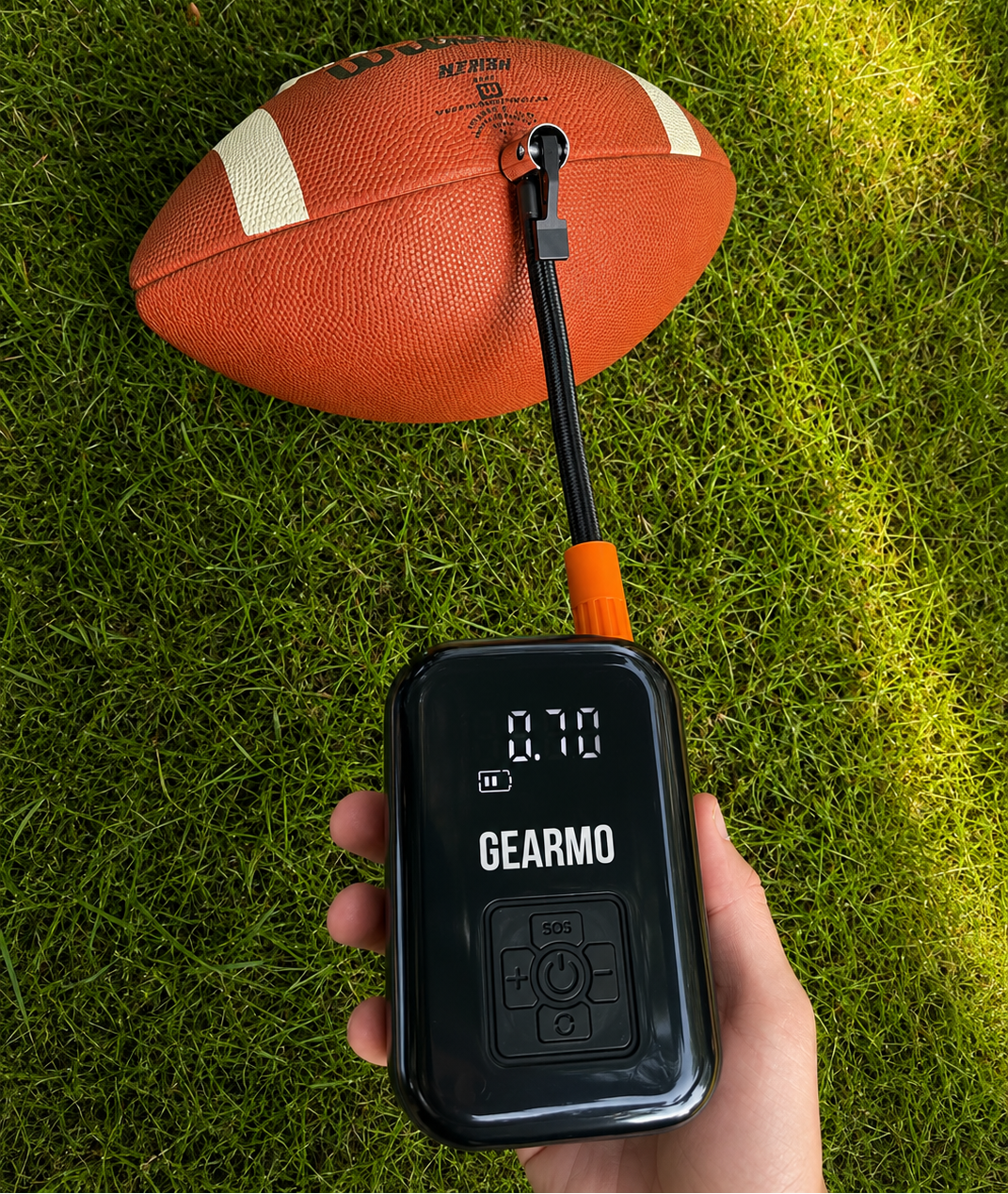 Gearmo Cordless Tire Inflator — Digital Pressure Pump
